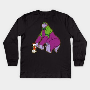 GRAPE APE! Kids Long Sleeve T-Shirt